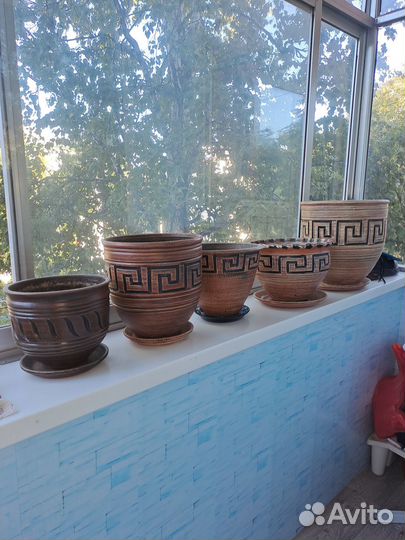 Горшок для цветов керамика