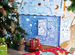 Картонный домик-раскраска новогодний