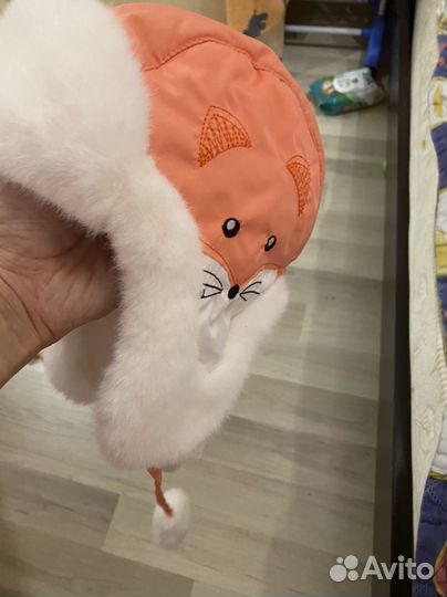 Шапка зимняя для девочки 46 48
