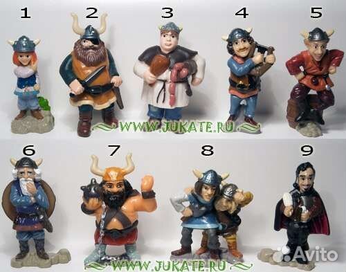 Серии микки маус, викинги, Крезизоо и др