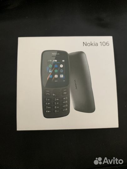 Nokia 106 Dual SIM, чёрный