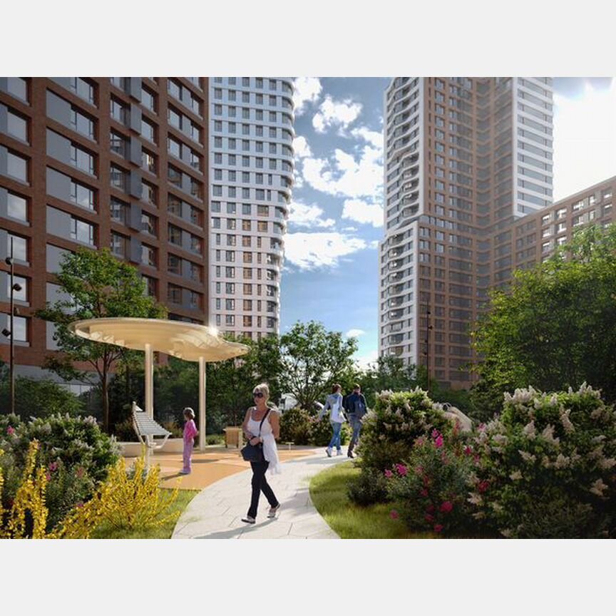 1-к. квартира, 45,3 м², 6/14 эт.