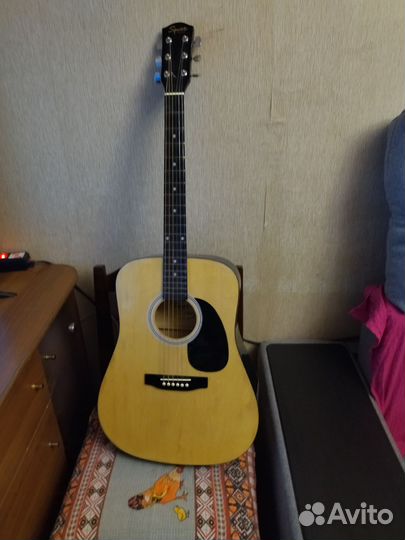 Акустическая гитара fender squier