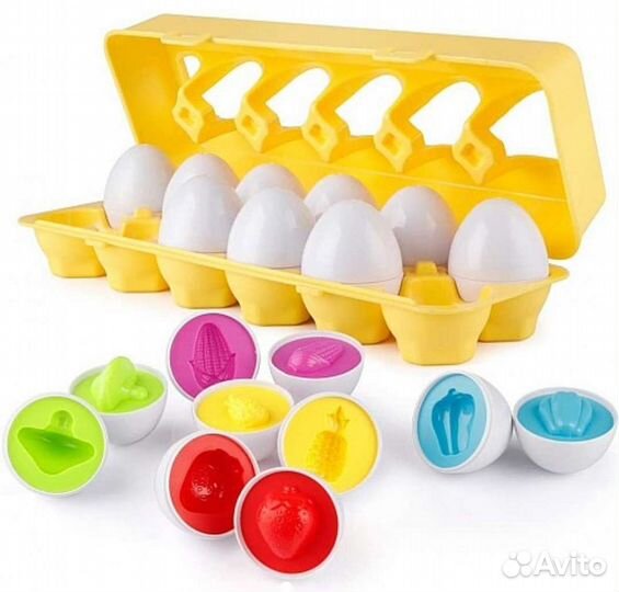 Сортер Яйца сортер Монтессори развивающие игрушки