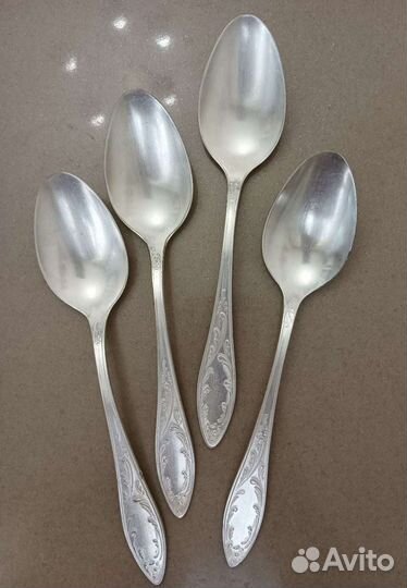 Ложки, вилки мельхиор