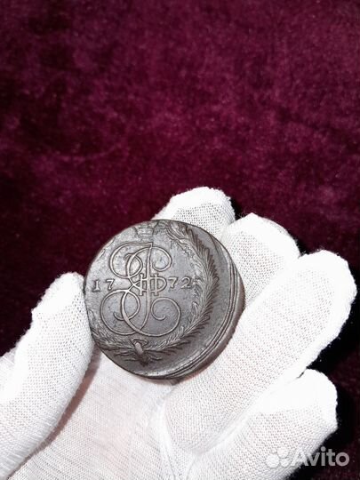 Монеты из колекции Екатерины 2 оригинал