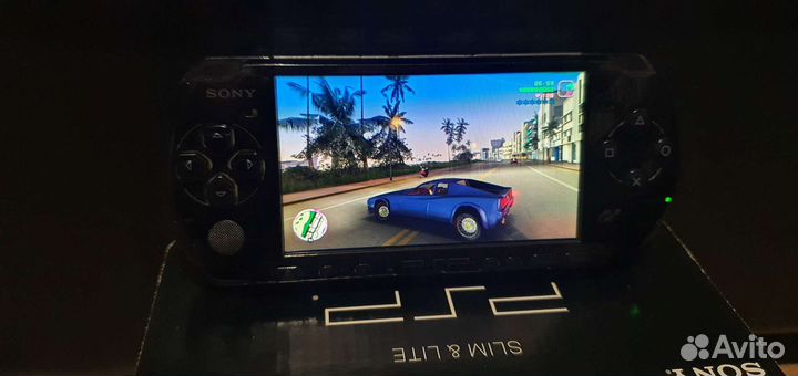 Sony PSP 3008 Slim GT + 100 игр