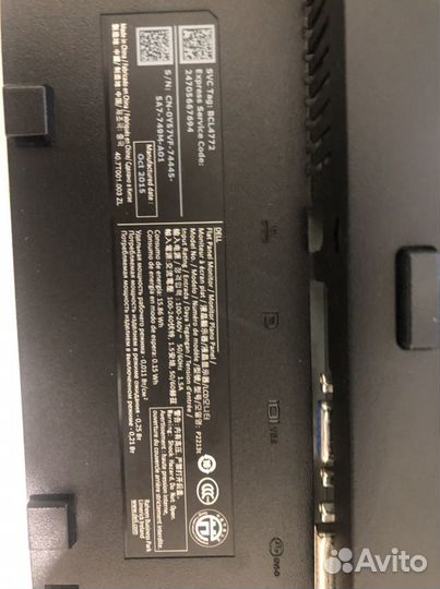 Монитор Dell p2213t без подставки