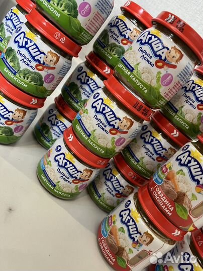 Пюре овощное и мясное