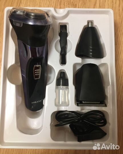 Бритва электрическая триммер 3в1 новая