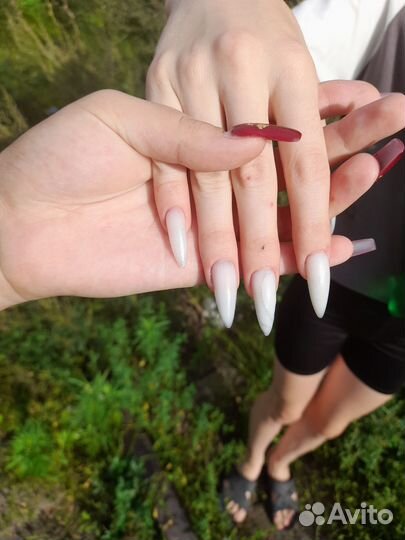 Наращивание ногтей на дому