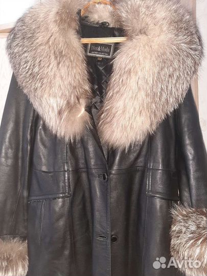 Кожаный плащ