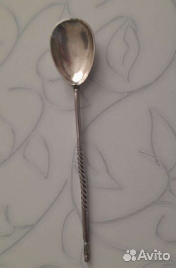 Ложка десерта серебряная 875