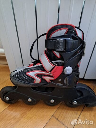 Роликовые коньки 29-33 раздвижные reaction
