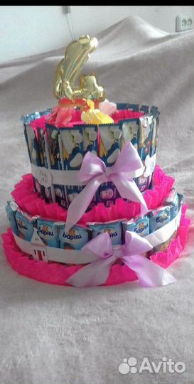 Торт из сладостей