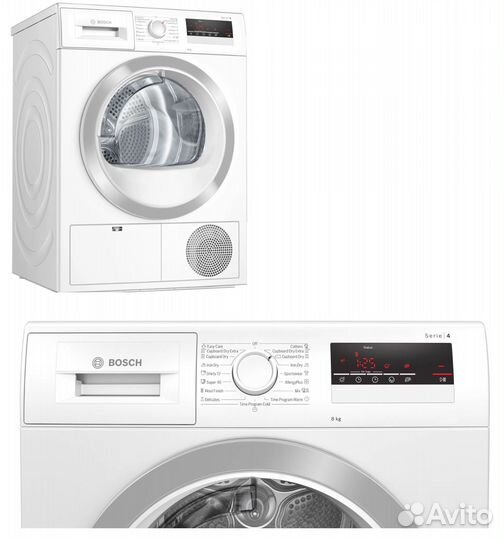 Продам сушильную машину Bosch WTN85423ME белый