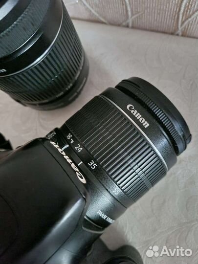 Зеркальный фотоаппарат canon 550d 18-55