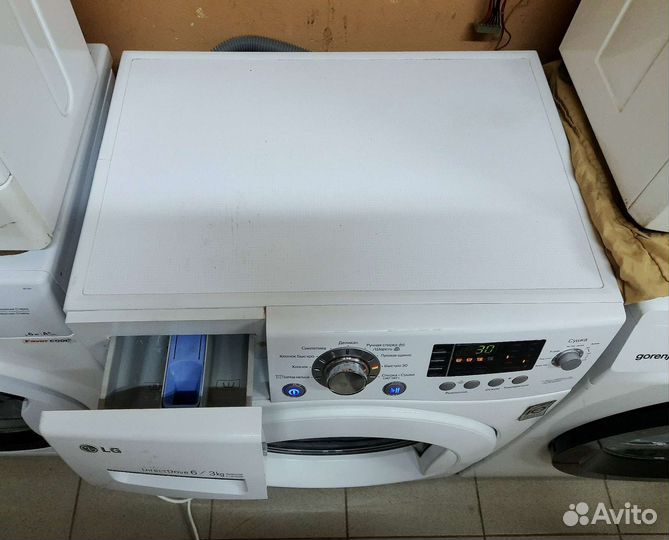 Стиральная машина. LG 6кг прямой привод с сушкой