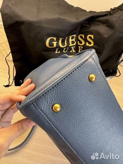 Сумка guess luxe новая оригинал натуральная кожа