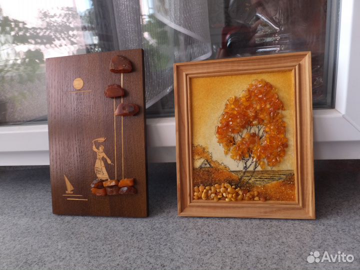 Картина (пано) с янтарем