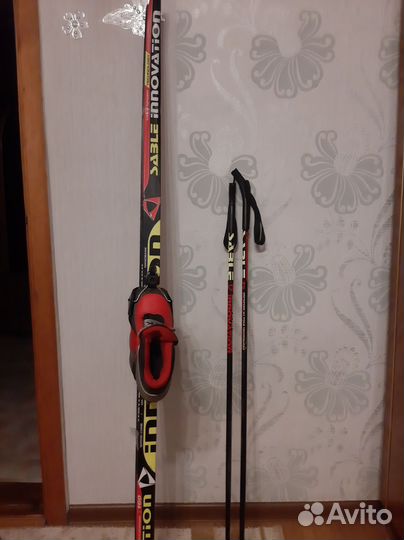 Лыжи беговые детские 160, ботинки 36размер