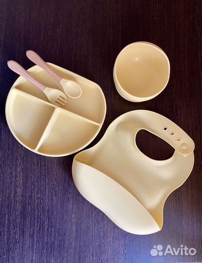 Детская посуда для кормления силиконовая