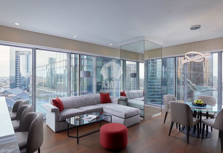 2-к. апартаменты, 92 м², 25/85 эт.