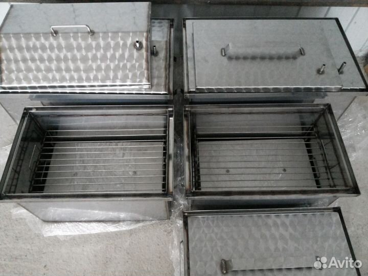 Коптильни из нержавейки с гидрозатвором