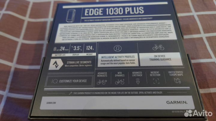 Велокомпьютер Garmin Edge 1030 plus