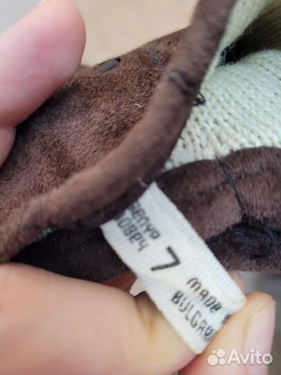 Перчатки женские замша