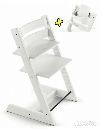 Стульчик stokke trip trap + baby set