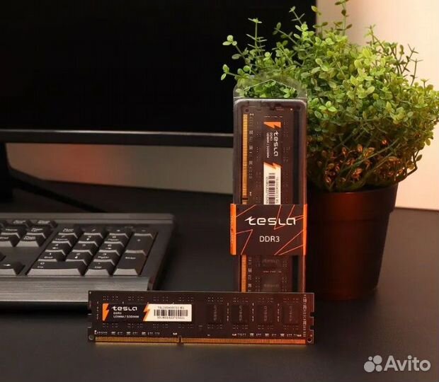 Оперативная память DDR3 1600 мгц. 1x8 гб (Tesla)