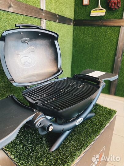 Газовый гриль weber Q 1200 черный