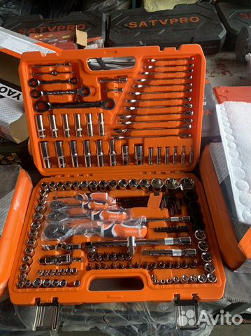 Набор ключей и головок 151 предмет 