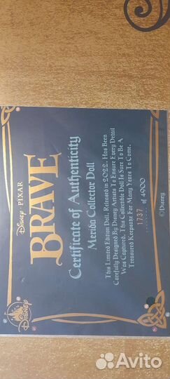 Лимитированная кукла Мерида Merida Brave Disney