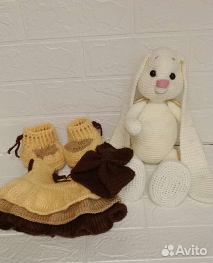 Вязаная зайка