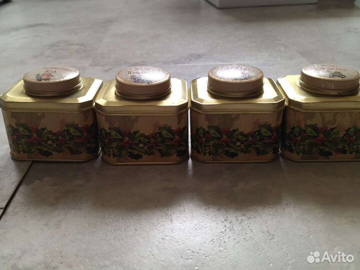Жестяные банки для чая