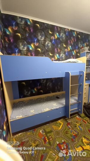 Детская двухьярусная кровать