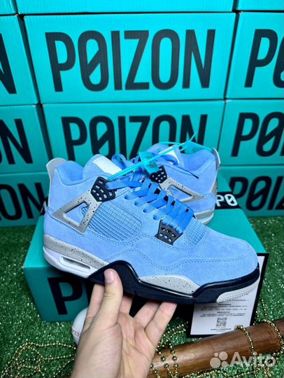 Nike air jordan 4 retro university blue оригинал