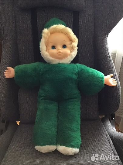 Кукла мягконабивная СССР большая