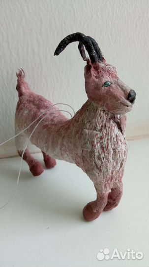 Игрушка елочная из ваты