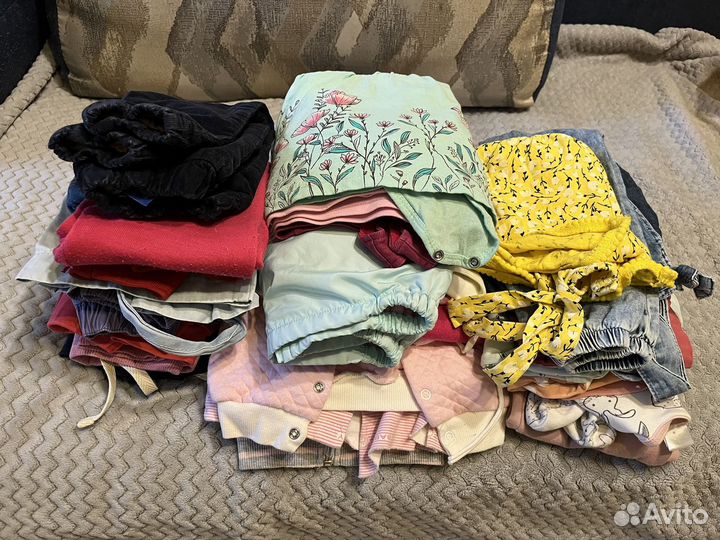 Вещи пакетом для девочки 80 86
