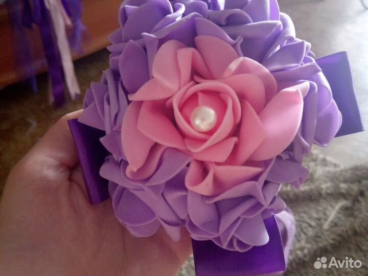 Украшения на свадьбу машину