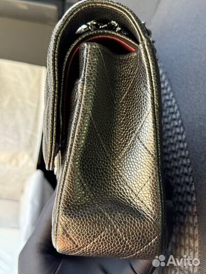 Сумка chanel flap зернистая