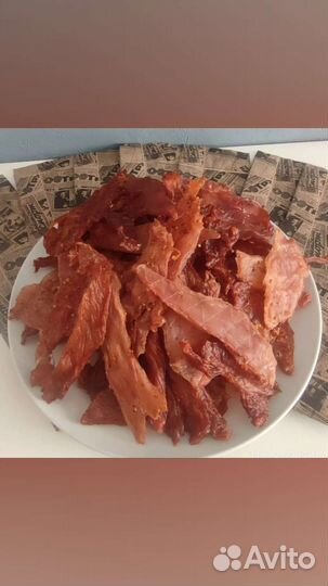 Куриные чипсы, джерки, пивчики, куриные колбаски