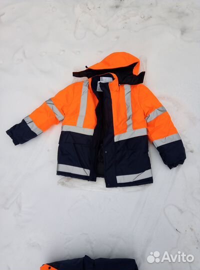 Костюм утеплённый сигнальный