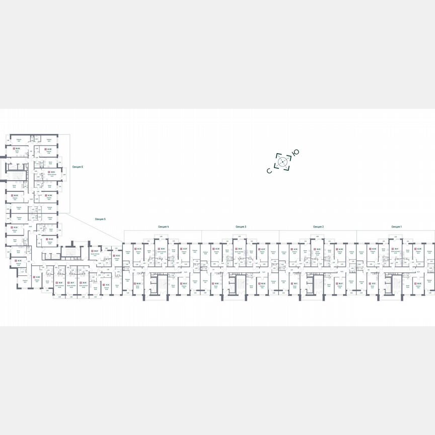 3-к. квартира, 85,9 м², 8/16 эт.