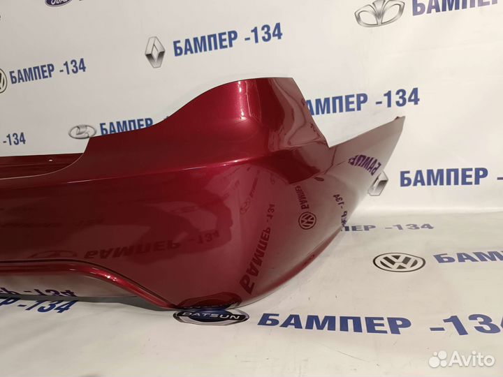 Бампер задний daewoo nexia n150 вишневый