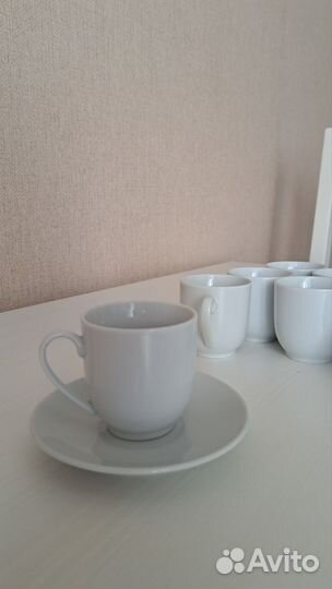 Чашки с блюдцем кофейные