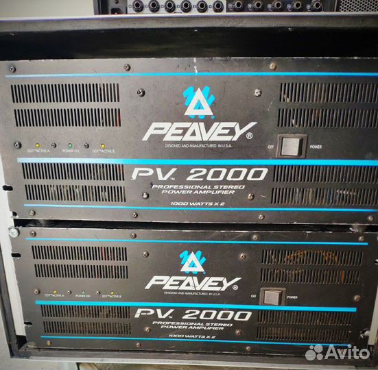 Усилители Peavey PV2000 USA для сабвуферов и топов